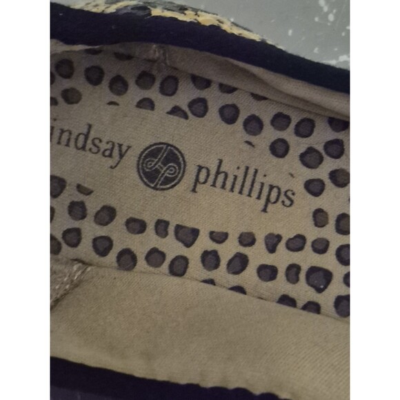 Lindsay Phillips Liz Ballet Style Snake Skin Print Shoes,Size 6M - Picture 4 of 5